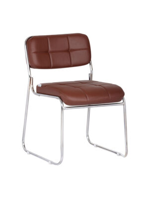 VC15 – Auston Visitor/ Study Chair Without Arms (Brown)